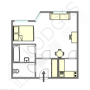 Appartement Paris 7° - Plan interactif
