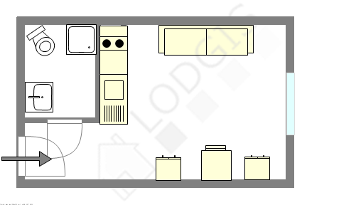 Appartement Paris 5° - Plan interactif