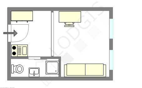 Appartement Paris 5° - Plan interactif