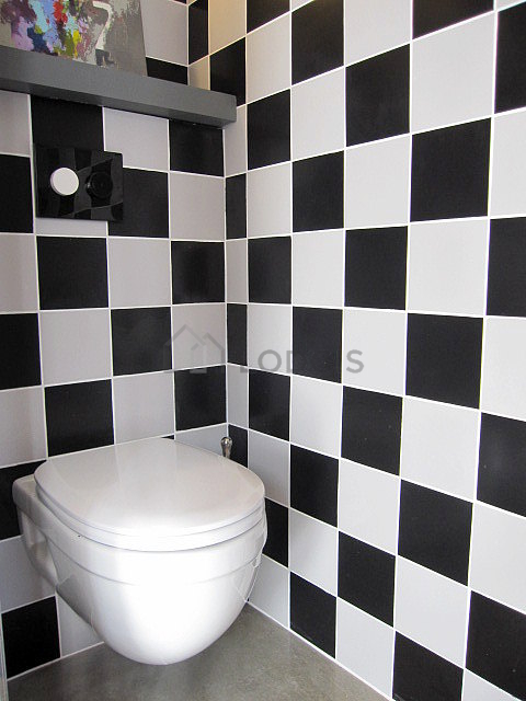 Toilets separated from the bathroom