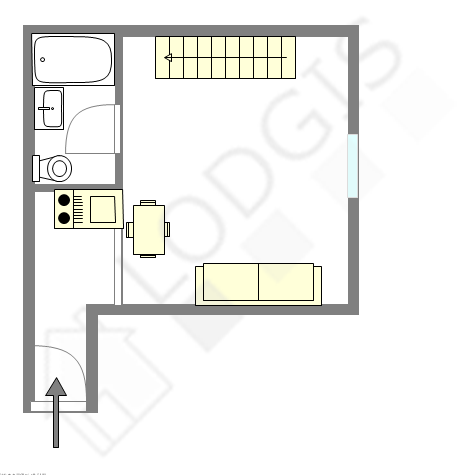 Квартира Париж 17° - Интерактивный план