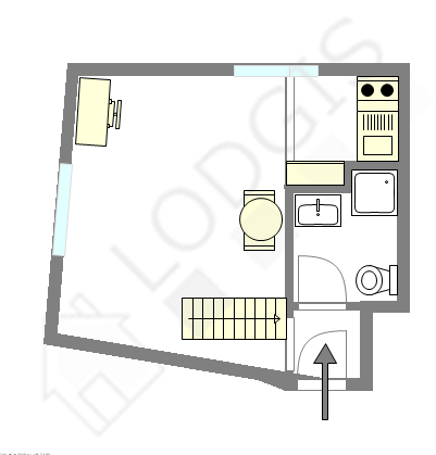 Квартира Париж 6° - Интерактивный план