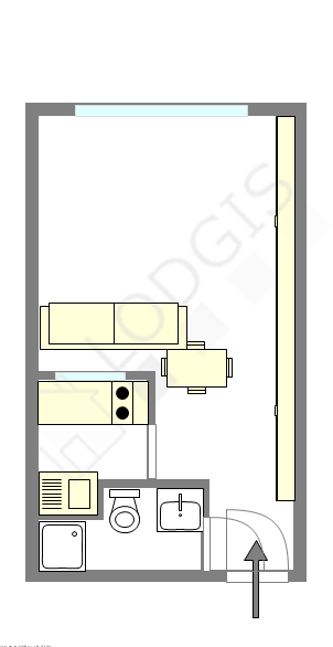 Apartment Paris 10° - Interactive plan