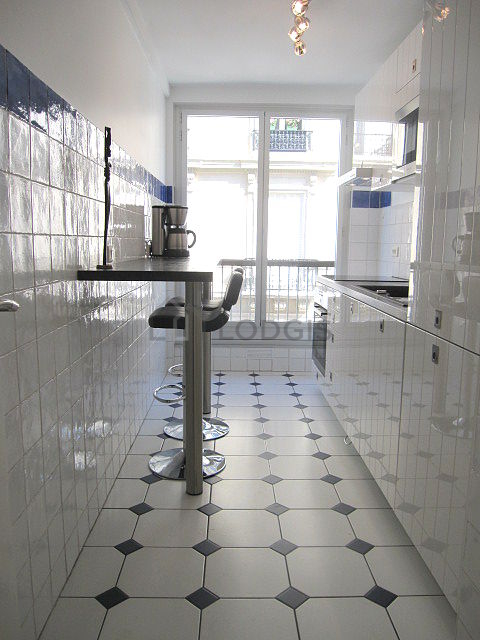 Beautiful kitchen with tile floor