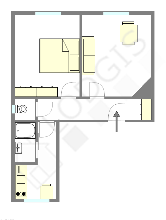 Apartment Paris 16° - Interactive plan