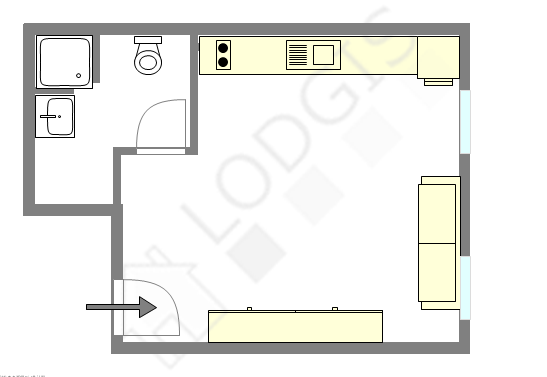 Apartment Paris 11° - Interactive plan