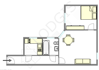 Wohnung Saint-Mandé - Interaktiven Plan