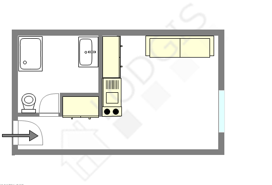 アパルトマン パリ 18区 - レイアウト