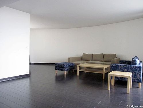 Living room with windows