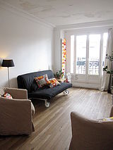 Wohnung Paris 20° - Wohnzimmer