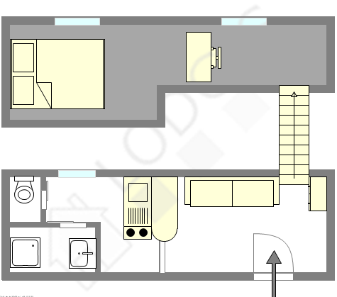 Appartement Paris 8° - Plan interactif