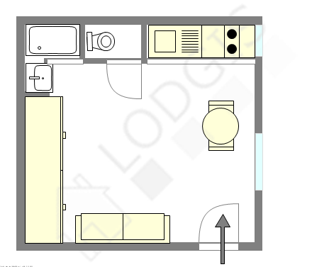 Apartment Paris 12° - Interactive plan