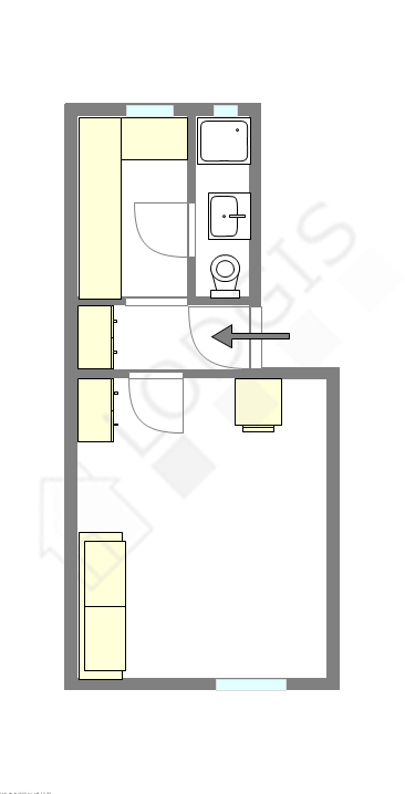 Appartement Paris 17° - Plan interactif