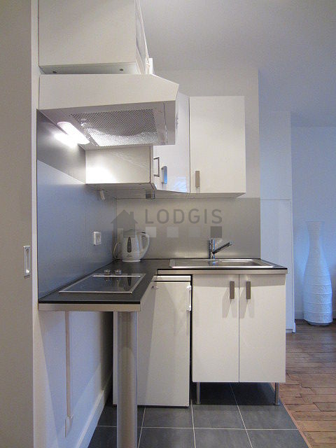 Beautiful kitchen with tile floor