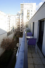 Wohnung Paris 13° - Terasse