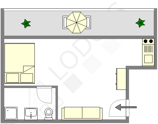 Квартира Париж 13° - Интерактивный план