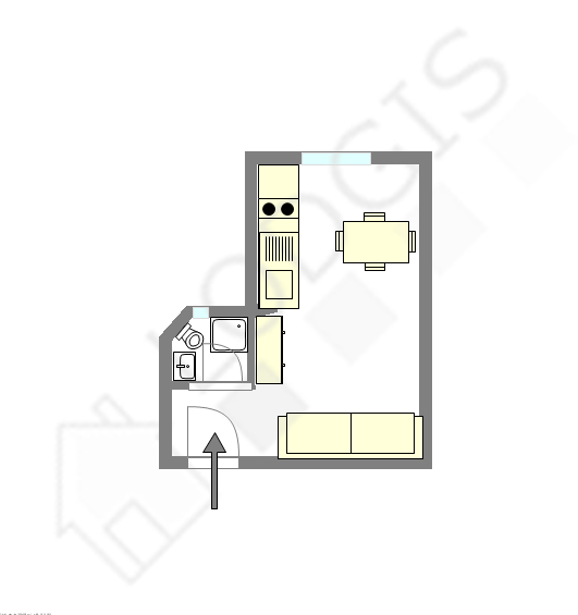 Appartement Paris 15° - Plan interactif