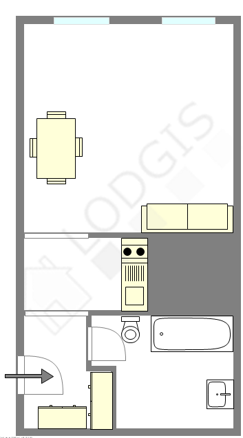 アパルトマン パリ 5区 - レイアウト