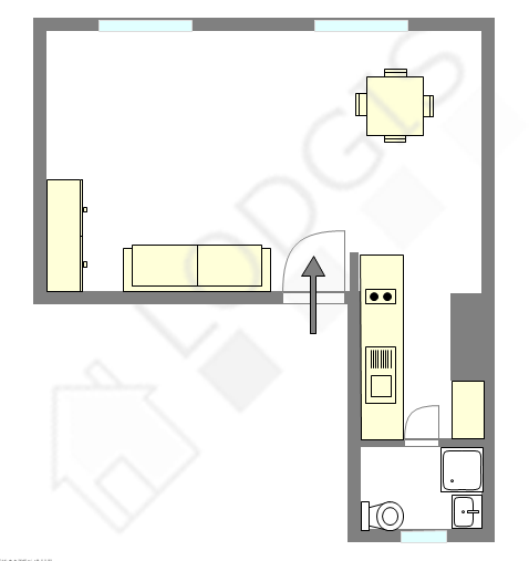 Appartamento Parigi 11° - Piantina interattiva
