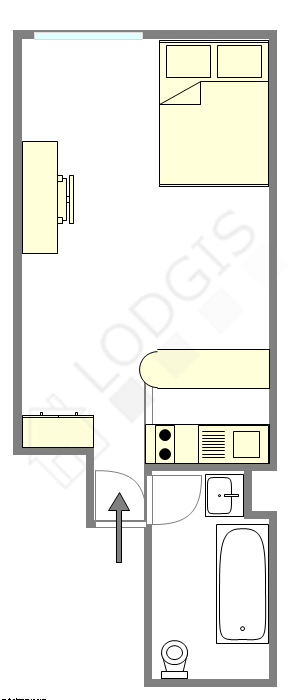 アパルトマン パリ 17区 - レイアウト