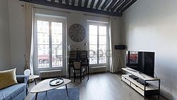 Appartement Paris 4° - Séjour