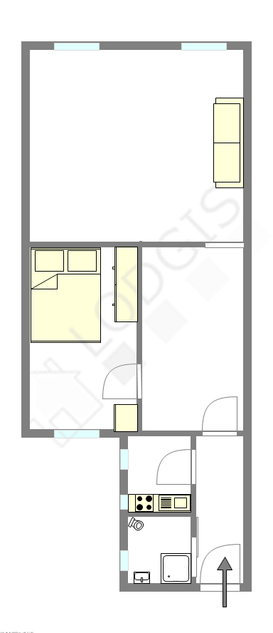Apartment Paris 9° - Interactive plan