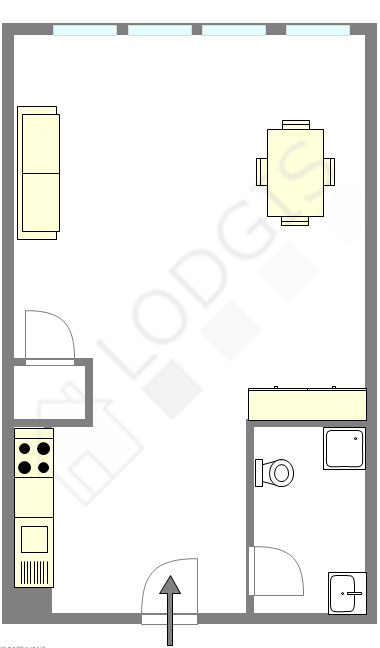 Квартира Париж 13° - Интерактивный план