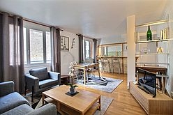 Wohnung Paris 9° - Wohnzimmer