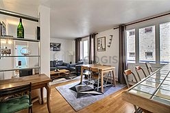 Wohnung Paris 9° - Wohnzimmer