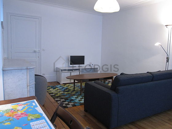 Quiet living room furnished with 1 sofabed(s) of 140cm, tv, 1 armchair(s), 1 chair(s)