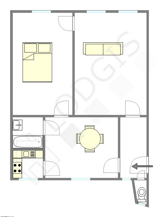 Wohnung Paris 4° - Interaktiven Plan