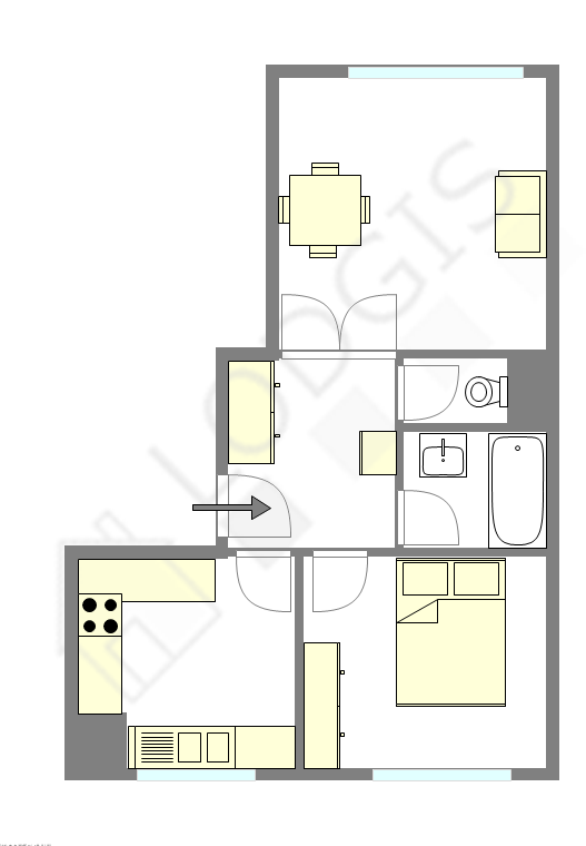 Appartement Issy-Les-Moulineaux - Plan interactif