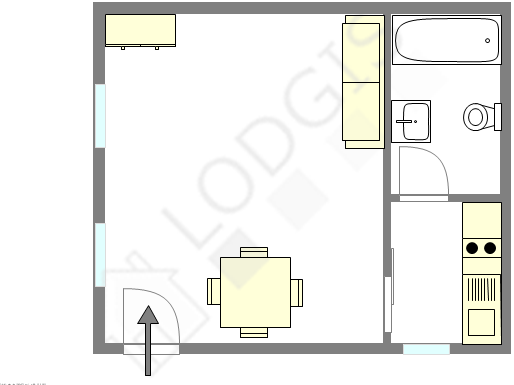 Appartamento Parigi 12° - Piantina interattiva