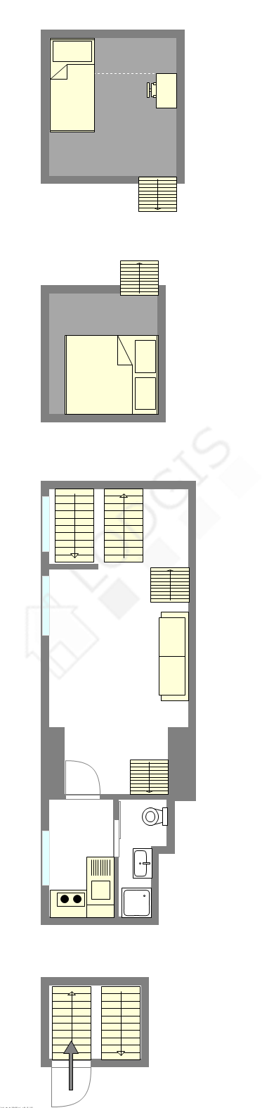 Appartamento Parigi 6° - Piantina interattiva