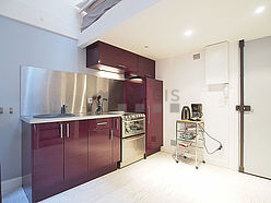 雙層公寓 巴黎7区 - 廚房