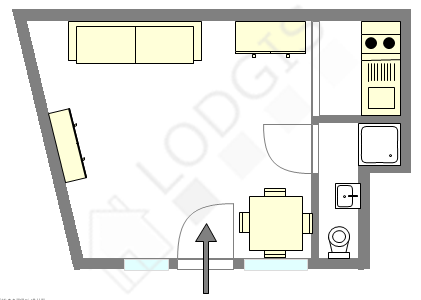 Appartement Paris 16° - Plan interactif