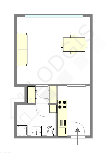 Appartamento Parigi 10° - Piantina interattiva
