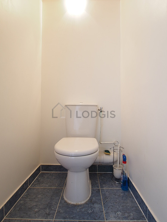 Toilets separated from the bathroom