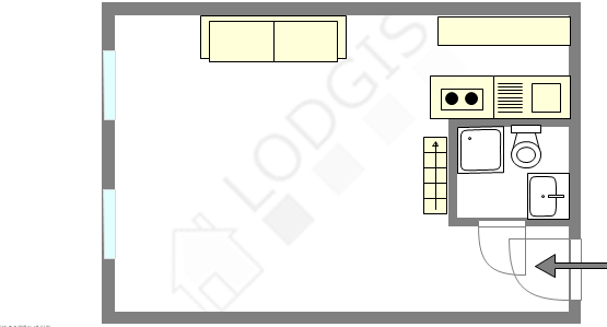 Квартира Париж 2° - Интерактивный план