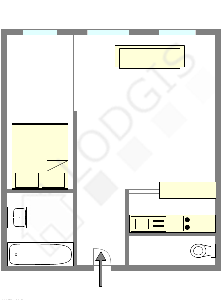 Appartement Paris 16° - Plan interactif