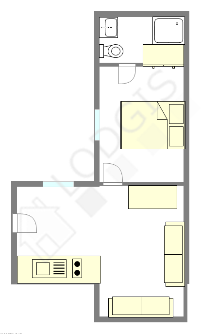 Appartamento Parigi 9° - Piantina interattiva
