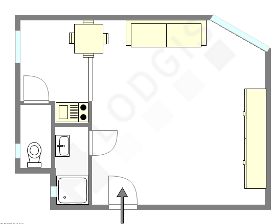 Appartamento Parigi 12° - Piantina interattiva