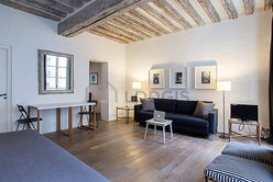 Wohnung Paris 4° - Wohnzimmer