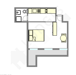 Apartment Paris 9° - Interactive plan