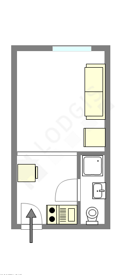Wohnung Paris 8° - Interaktiven Plan