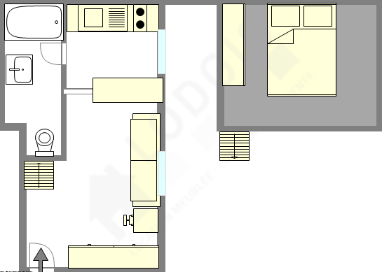 Apartment Paris 16° - Interactive plan