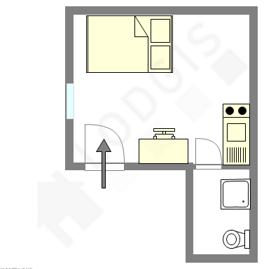 Квартира Париж 1° - Интерактивный план