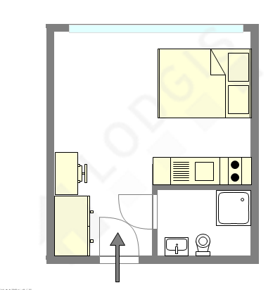 Квартира Levallois-Perret - Интерактивный план