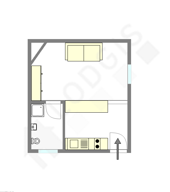 Appartamento Parigi 11° - Piantina interattiva