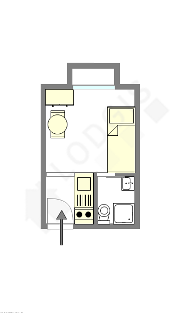 Appartement Paris 12° - Plan interactif